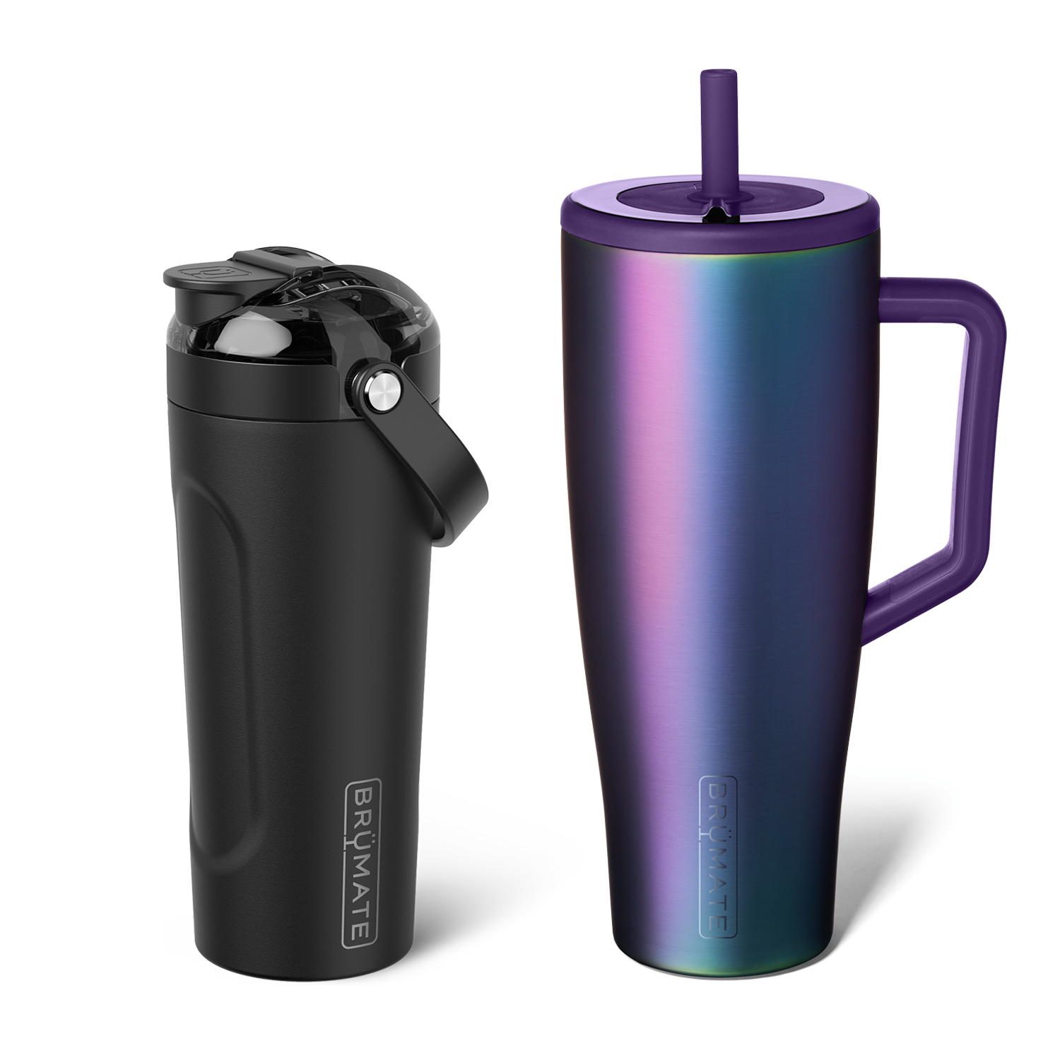 Shake + Glow Bundle | Dark Aura & Matte Black | 40oz/25oz