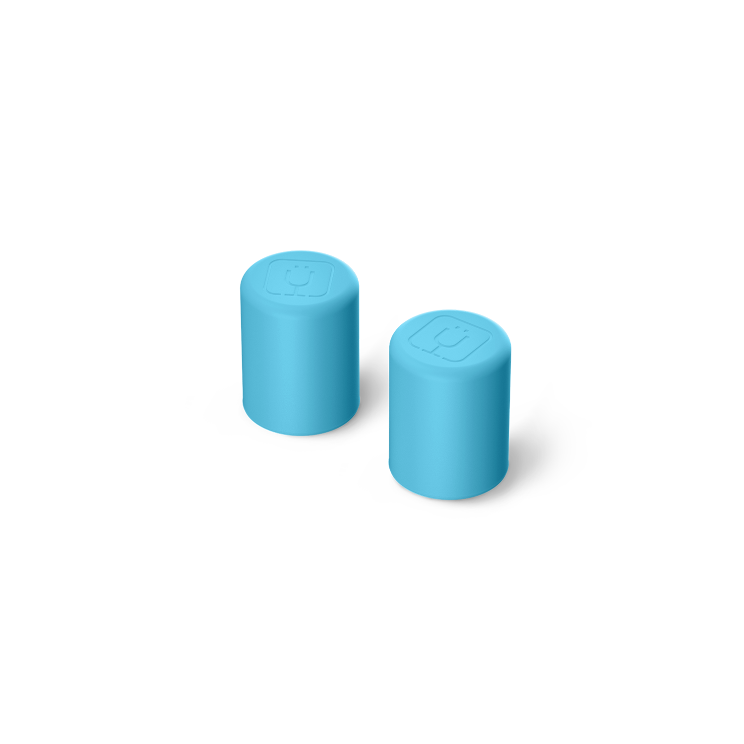 Magnetic Straw Cover | Electric Blue | 2-Pack
