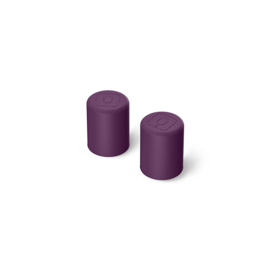 Magnetic Straw Cover | Plum | 2-Pack