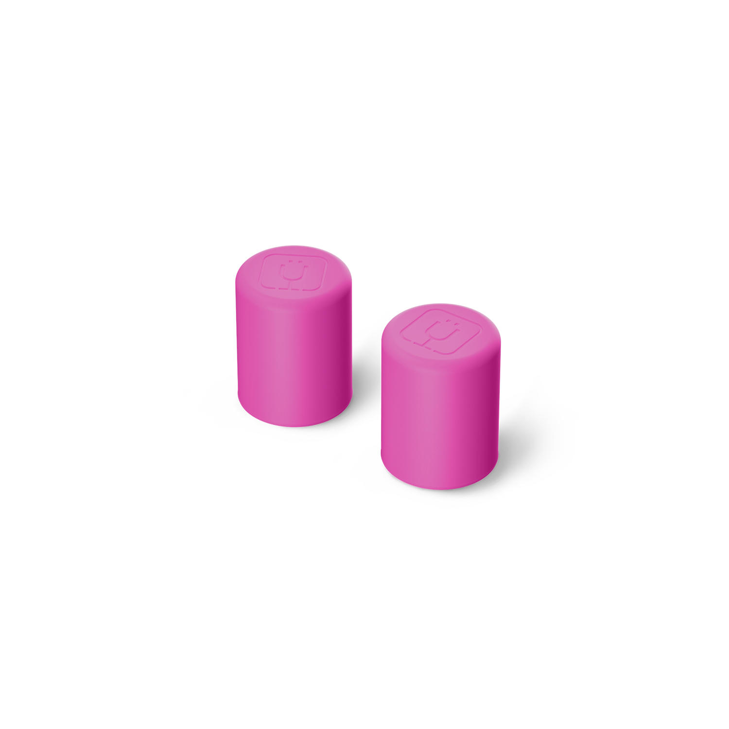 Magnetic Straw Cover | Vivid Magenta | 2-Pack