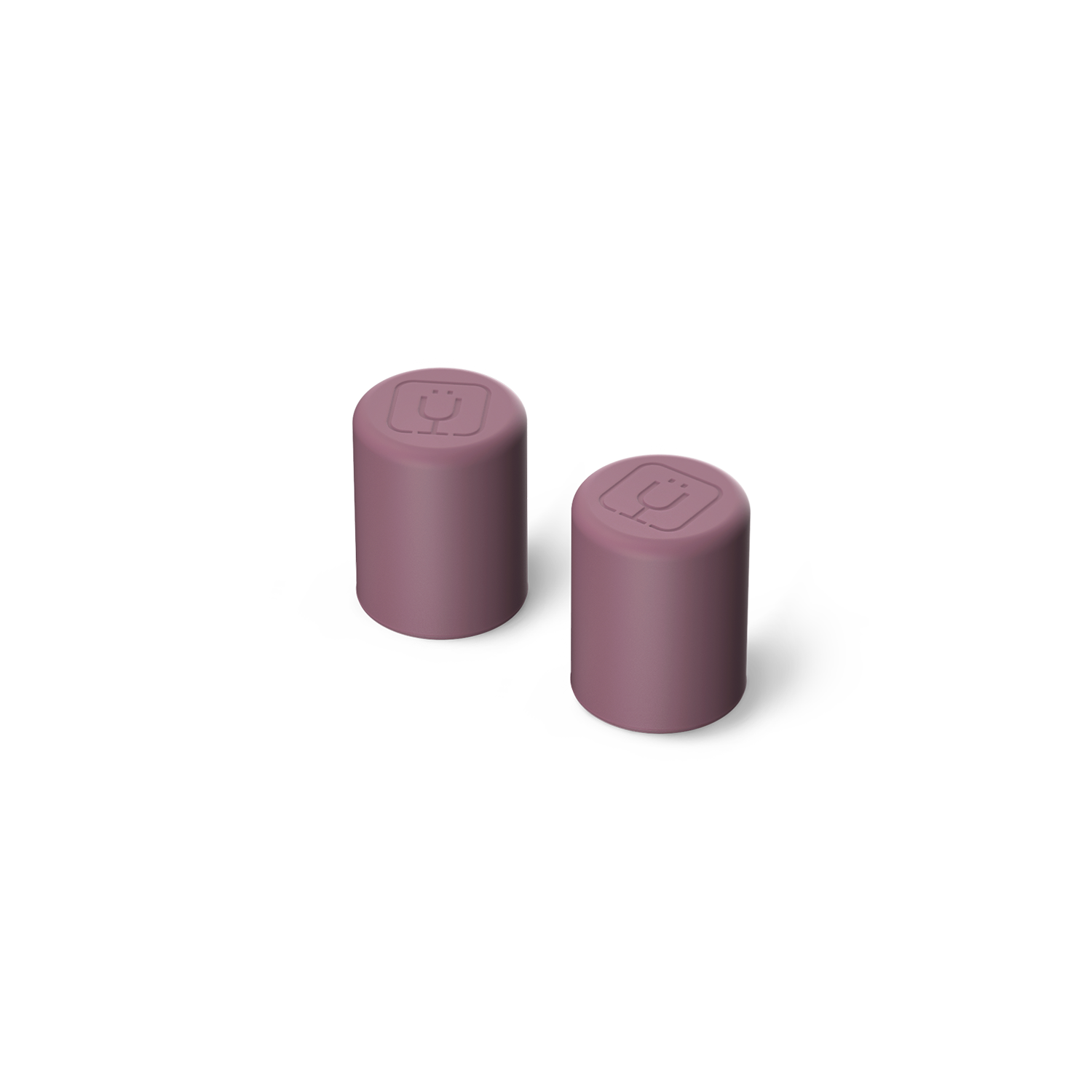 Magnetic Straw Cover | Rose Taupe | 2-Pack