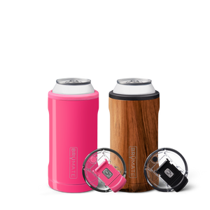 Hopsulator Trio His & Hers Bundle | Walnut + Neon Pink | 12/16oz Standard Cans