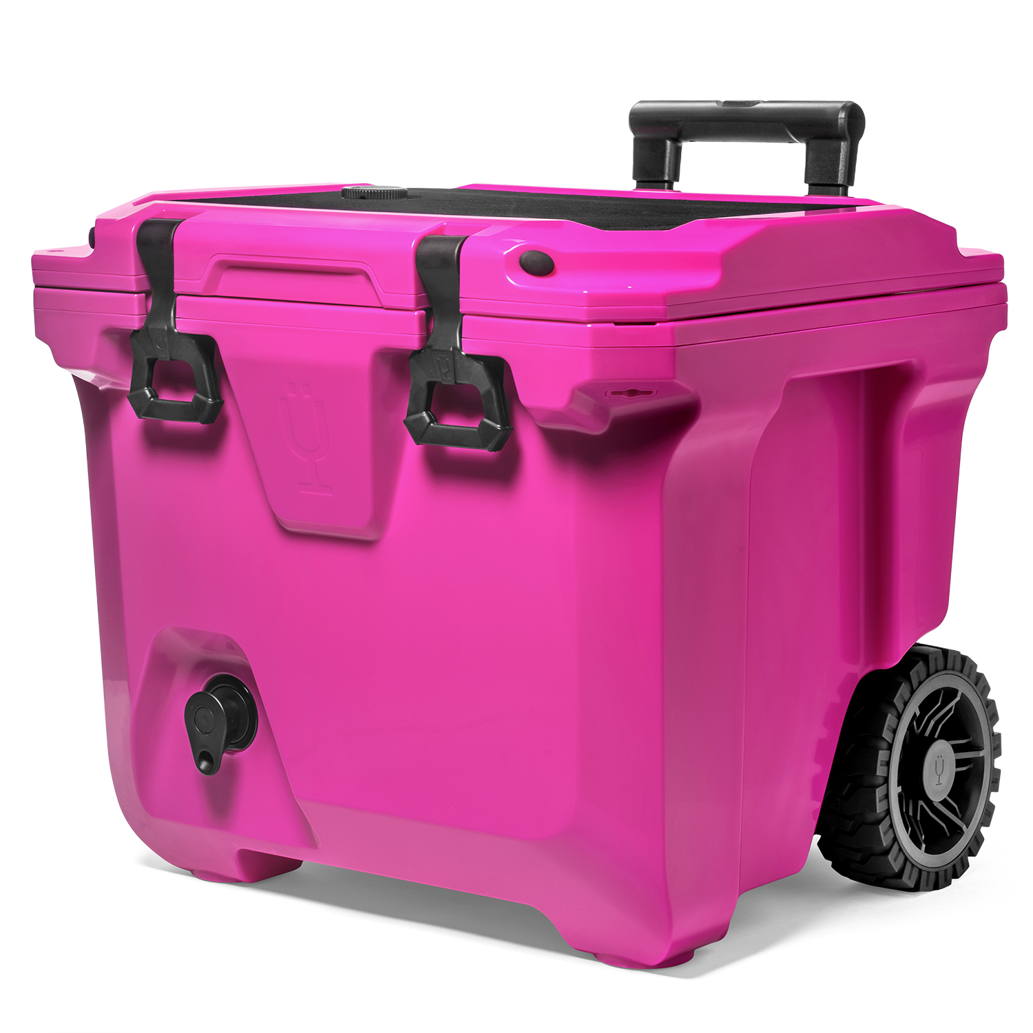 BrüTank 35-Quart Rolling Cooler | Vivid Magenta