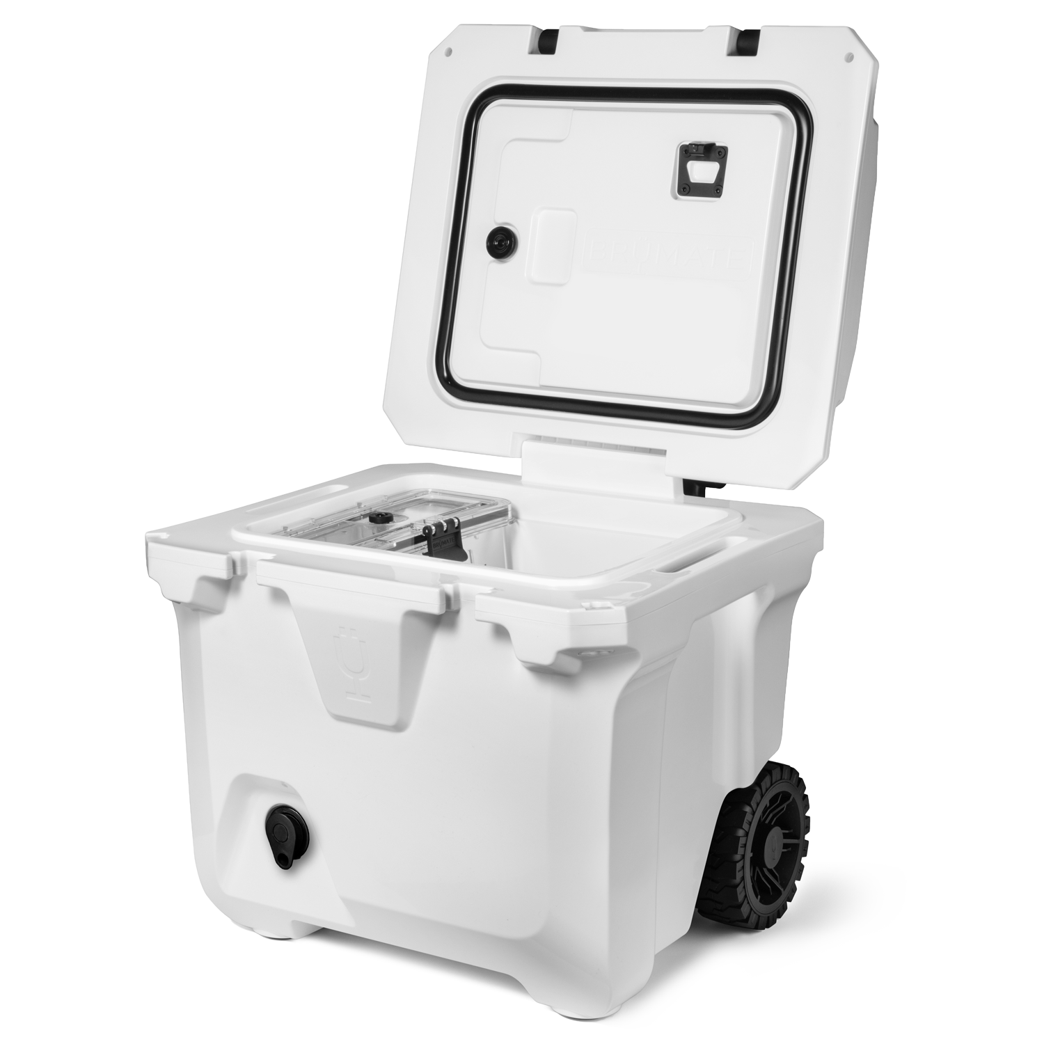 BrüTank 35-Quart Rolling Cooler | Ice White