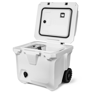 BrüTank 35-Quart Rolling Cooler | Ice White