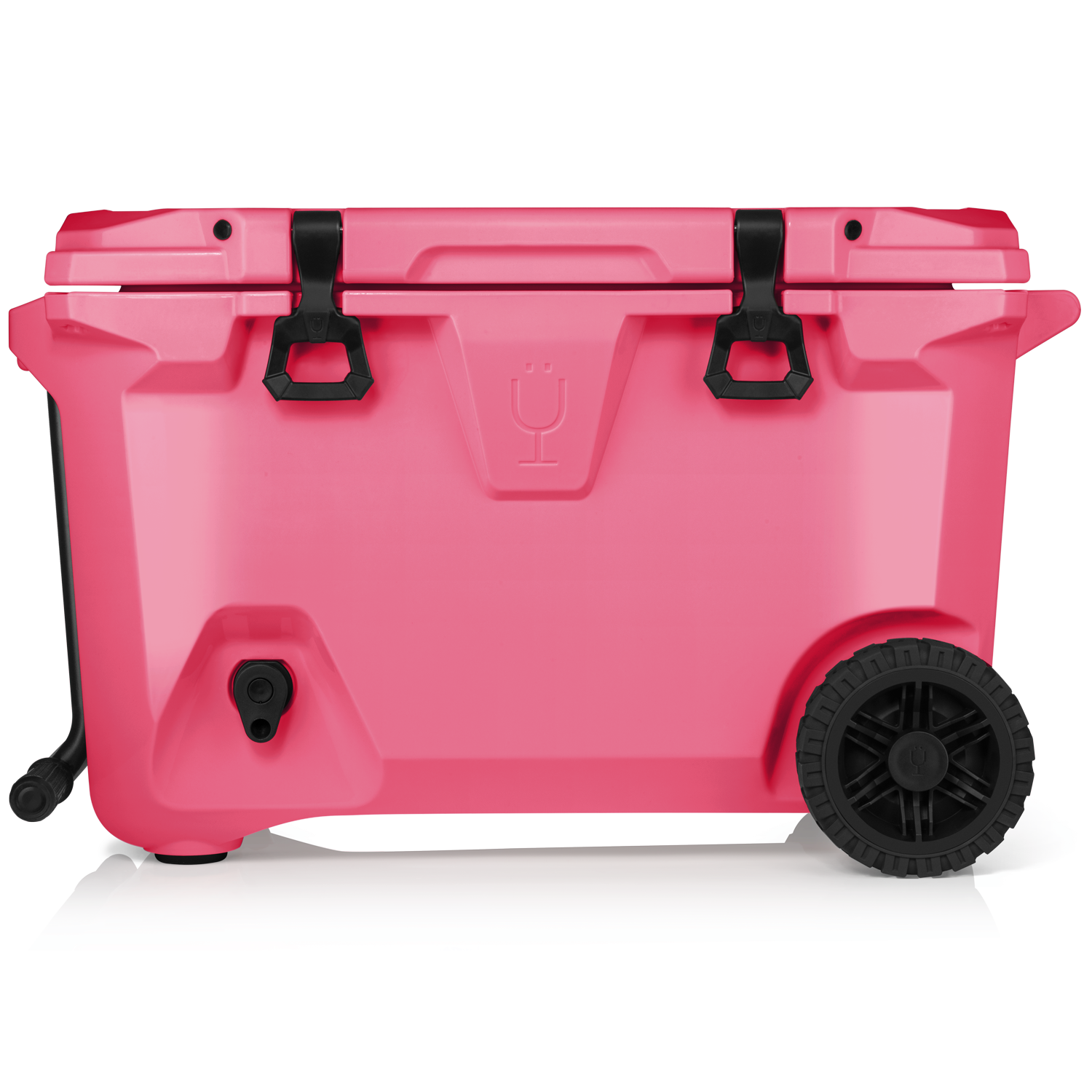 BrüTank 55-Quart Rolling Cooler | Neon Pink