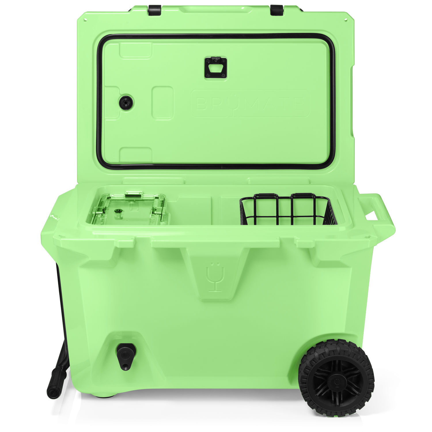 BrüTank 55-Quart Rolling Cooler | Kiwi