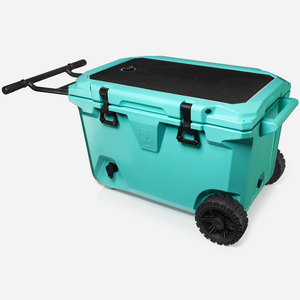 BrüTank 55-Quart Rolling Cooler | Aqua