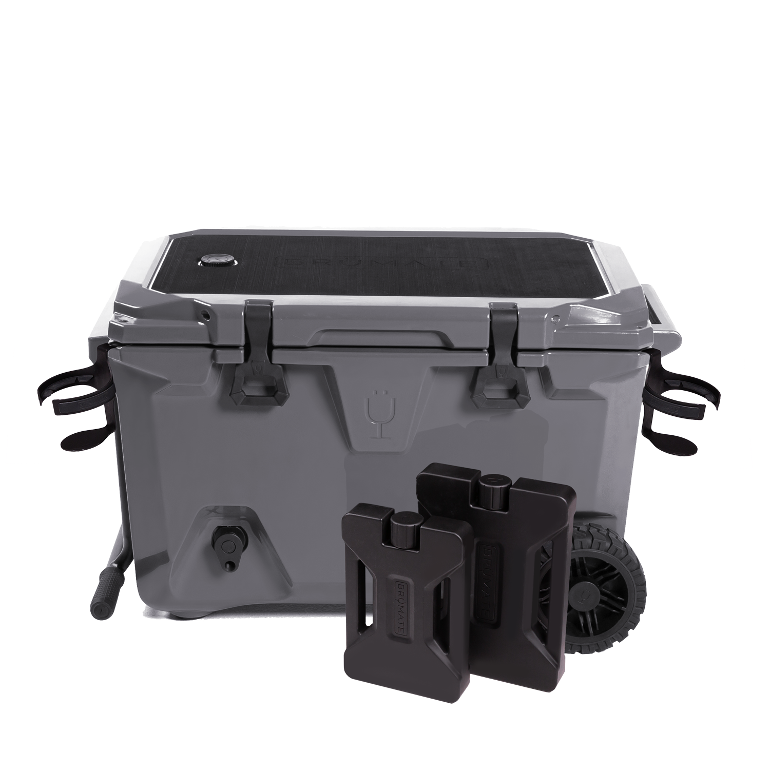 BrüTank Double Drink Holder Bundle | Charcoal