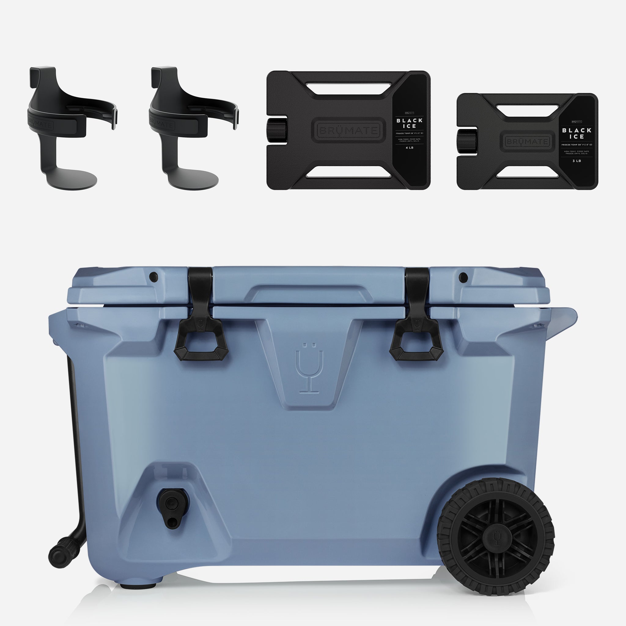 BrüTank Double Drink Holder Bundle | Denim