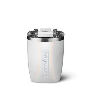 Rocks Tumbler | Glitter White | 12oz